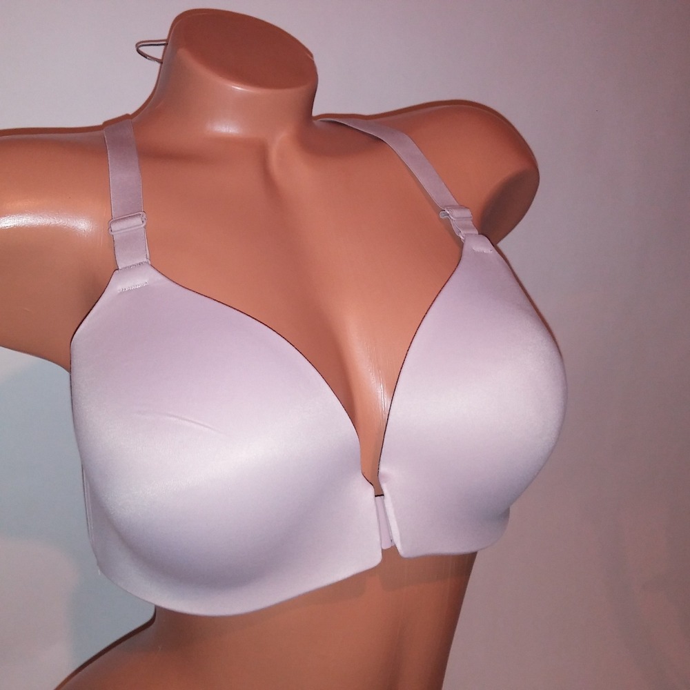 Soma Bra 38C Enbliss Racerback Solid Beige Front Close Underwire